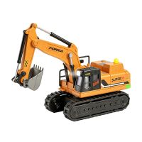 wltoys 6402 164 24g mini excavadora rc 340 rotacion cazo de aleacion luces traseras coloridas disenos de escritorio p