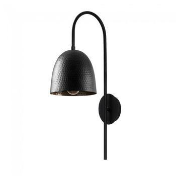 Aplique de pared asney negro