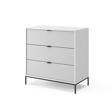 Cómoda  Eliza 80 X 81.2 Cm Con 3 Cajones Vicco