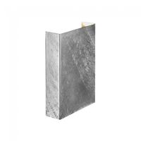 aplique de exterior galvanizado led fold 15 2x35w