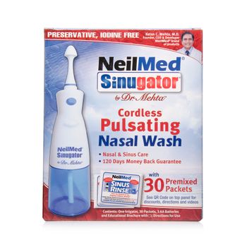 NeilMed Sinugator Cordless Pulsating Nasal Wash