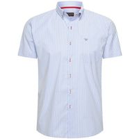 cappuccino italia camisa manga corta bronte stretch para hombre