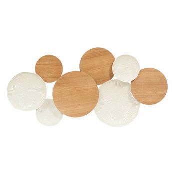 Adorno De Pared Talie, 50 X 100 Cm, Color Beige - Atmosphera Createur D'interieur