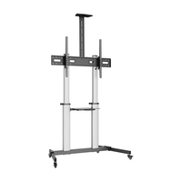 soporte suelo aisens ruedas bandeja dvd camara monitortv 100kg 60-100