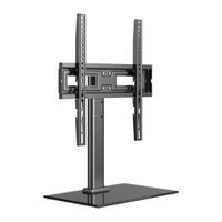 unykach soporte de mesa para tv de 23r-60r - base de vidrio templado - peso max 40kg - vesa 400x400mm - color negro
