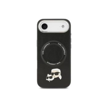 Karl Lagerfeld Funda Para Iphone Air – Carcasa De Pu Con Magsafe Negra Con Pins K&c, Diseño Elegante Y Ajuste Preciso