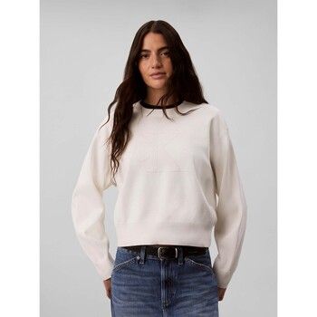 Calvin Klein Jeans Jersey Logo Ottoman Ls Pull para mujer