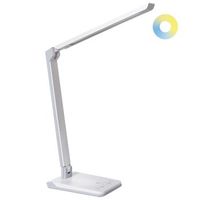 lampara led de escritorio para despacho de material sintetico con intensidad y color ajustables regulador de brillo blanco pictor