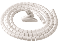 organizador de cables - fellowes cablezip 2 cm diametro longitud m plastico blanco