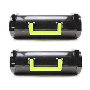 Compatible Multipack Lexmark MX511dhe Printer Toner Cartridges (2 Pack) -60F2X00