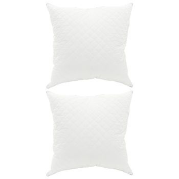 Almohada Fulda 2 Pcs 65 X 65 Cm 100% Plumón Y Plumas De Ganso Vidaxl