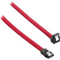 modmesh 60 cm right angle sata 3 cable - red red