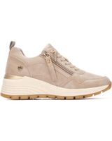 de refresh refresh sneakers 172938 con cuna y cremallera lateral beige
