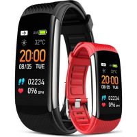 pulsera de actividad giewont gw200 bluetooth negro ip67 5 dias oximetro y pulsometro presion arterial