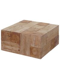 mesa de centro hwc-a15c mesa de salon en madera maciza de abeto rustico certificado mvg 30 x 60 x 60 cm 040008420