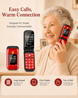 telefono movil con pantalla dual para personas mayores dos tarjetas sim boton grande marcacion de velocidad linterna radio fm boton pulsador llamada sos