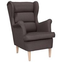 sillon de tela marron oscuro 74x84x100 cm vidaxl