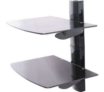 TTAP TTD-2 Twin Glass Wall Shelf