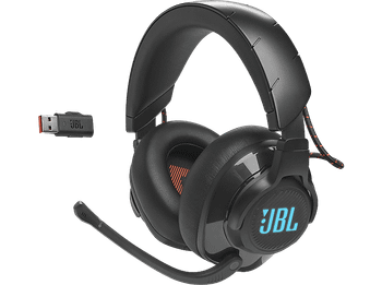 Auriculares gaming - JBL QUANTUM610BLK, Bluetooth, Inalámbrico, 40h, Cancelación de ruido, Negro