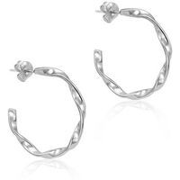 jorge revilla pendientes pendientes aro espiral de plata de ley 925 para mujer
