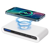 estacion de carga inalambrica dam electronics qi 15w usb y usb-c