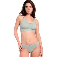 admas triangulosin aros conjunto de sujetador y tanga studio para mujer