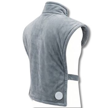 Chal Eléctrico Calor Cuello Hombros Espalda - Bodylife Thermowrap Pro Gris