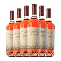 alamos vino rosado rose mendoza 75 cl 135 vol pack de 6 unidades