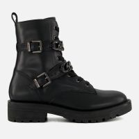 dune london womens plazas leather boots - uk 4