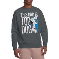 dessins animes camiseta manga larga this dad is top dog para hombre