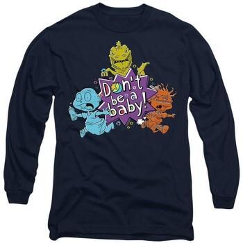 Rugrats Camiseta manga larga Babies Run For The Hills para mujer