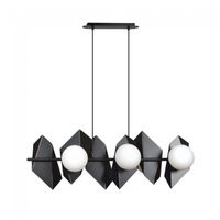 regleta de techo escena negro 6 luces