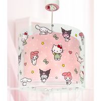 lampara de techo infantil hello kitty  friends kuromi my melody y cinnamoroll