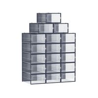 18 organizadores de almacenamiento transparente  azul carbon  m  335 x 232 x 143 cm 