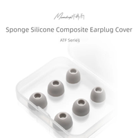 ponte tus auriculares moondrop atf series en preventa puntas de silicona compuesta con esponja para un uso comodo y prolongado sin fatiga auditiva