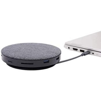 SilverHT Adaptador Logan USB-C 11 en 1 + Cargador Qi