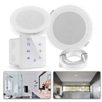 Altavoz baño Power Dynamics A50 40W RMS Bluetooth USB microSD táctil