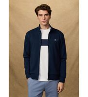 hackett london para hombre hm5800080 sudadera con cremallera completa con logo marino xl casual algodon
