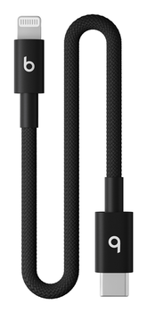 Beats USB-C to Lightning Woven Short Cable (20 cm) - Bolt Black