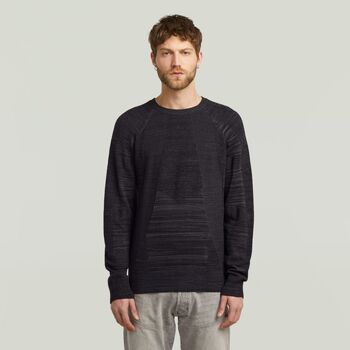 G-Star Raw Jersey D26777-C259-7242 DK/BLACK/ASFALT para hombre