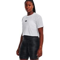 under armour camiseta t-shirt under armour branded logo crop para mujer