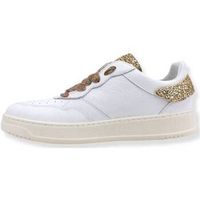 fourline deportivas moda 4line sneaker donna low max bianco glitter oro x20 para mujer