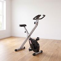 bicicleta estatica plegable sportnow acero 97x43x110 cm gris