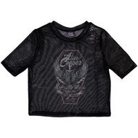 alice cooper camiseta manga larga under my wheels para mujer