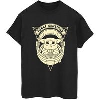 disney camiseta manga larga the mandalorian force sensitive para mujer