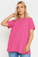 yours camiseta canale rosa fucsia mujer curvy y tallas grandes yours