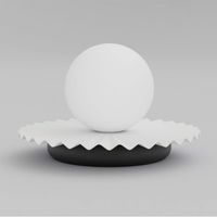 lampara de mesa drino blanco