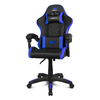 drift silla gaming dr35 negra-azul electrico
