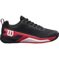 zapatillas wilson rush pro 45 clay negro rojo blanco