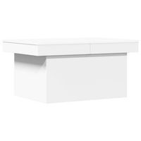 mesa de centro de diseno moderno con tapa deslizante 100 x 55 x 40 cm madera de ingenieria blanca dec037799